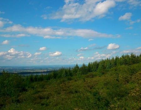 Vue sur le massif du bosc nègre