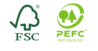 logos des organismes FSC et PEFC